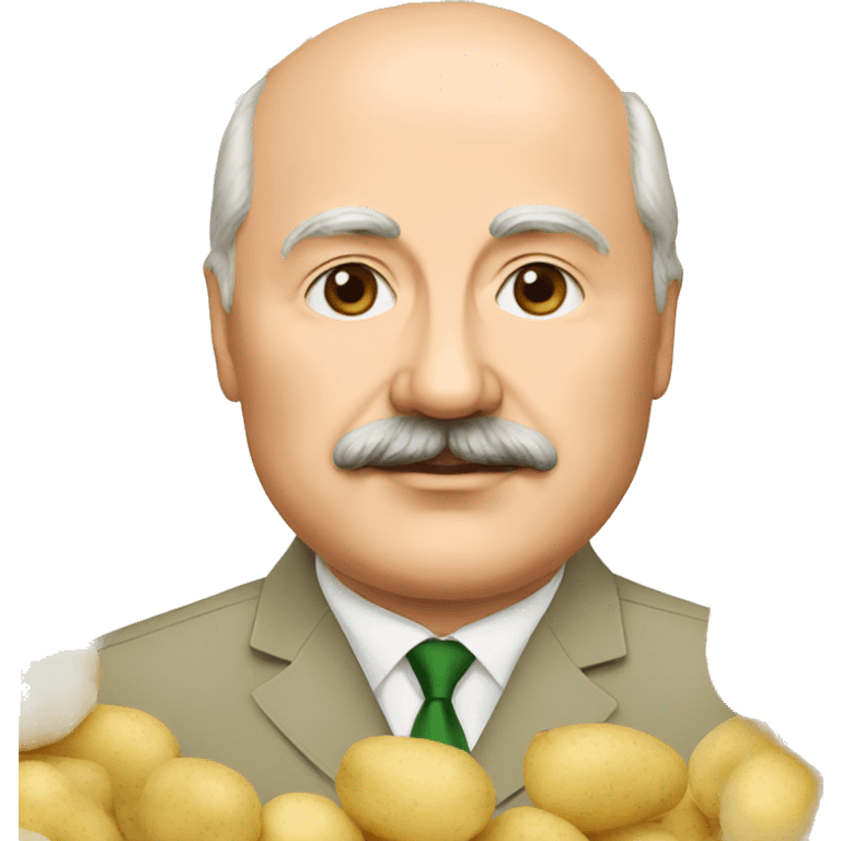 Lukashenko and potatoes emoji