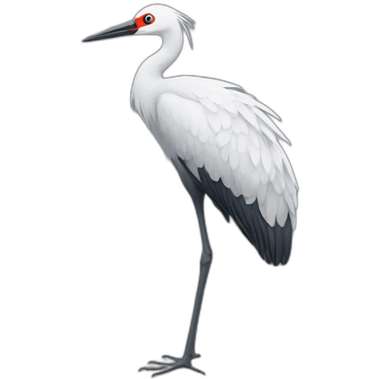 crane bird emoji