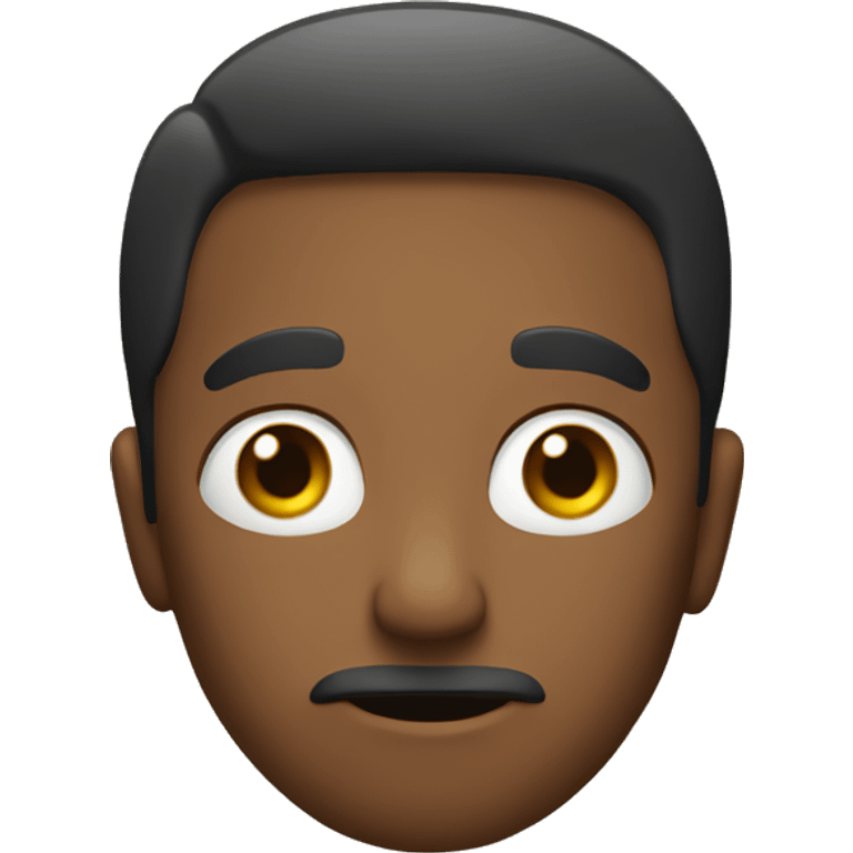 Inquisitive man  emoji