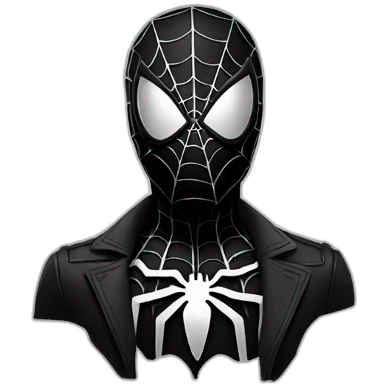 Spiderman noir emoji