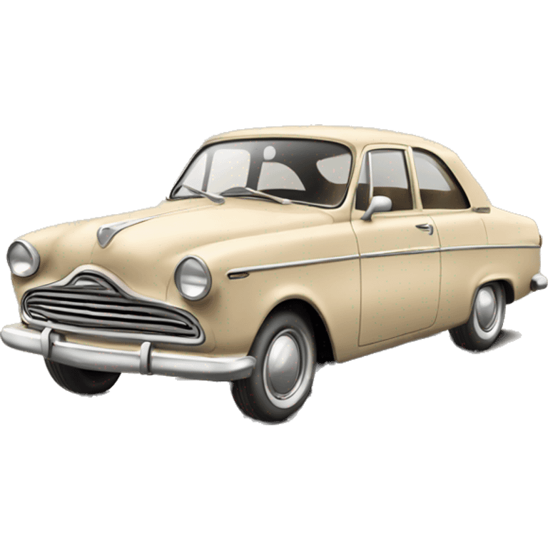 beige vintage car emoji