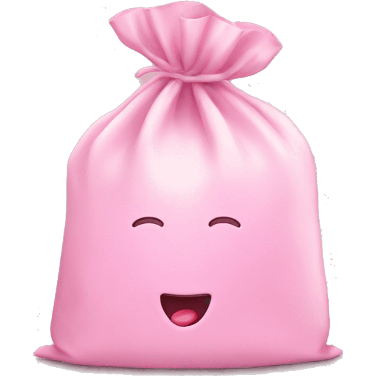 Light pink sweet bag emoji