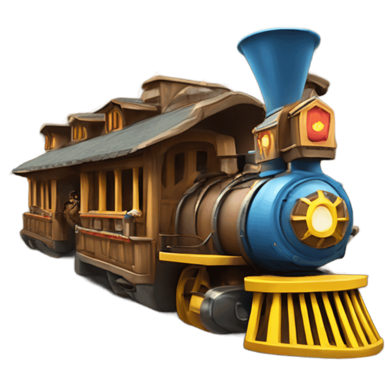 Thunder Mountain Railroad ride at Disneyland  emoji