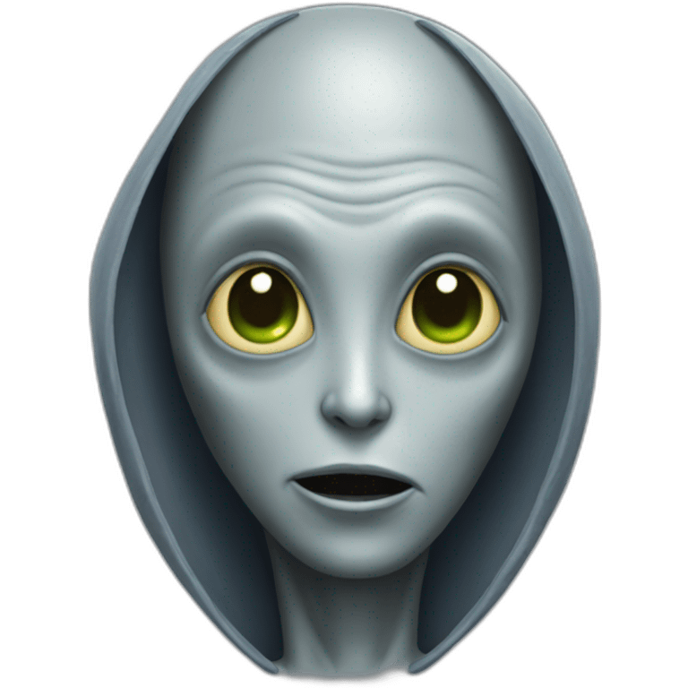 grey alien emoji