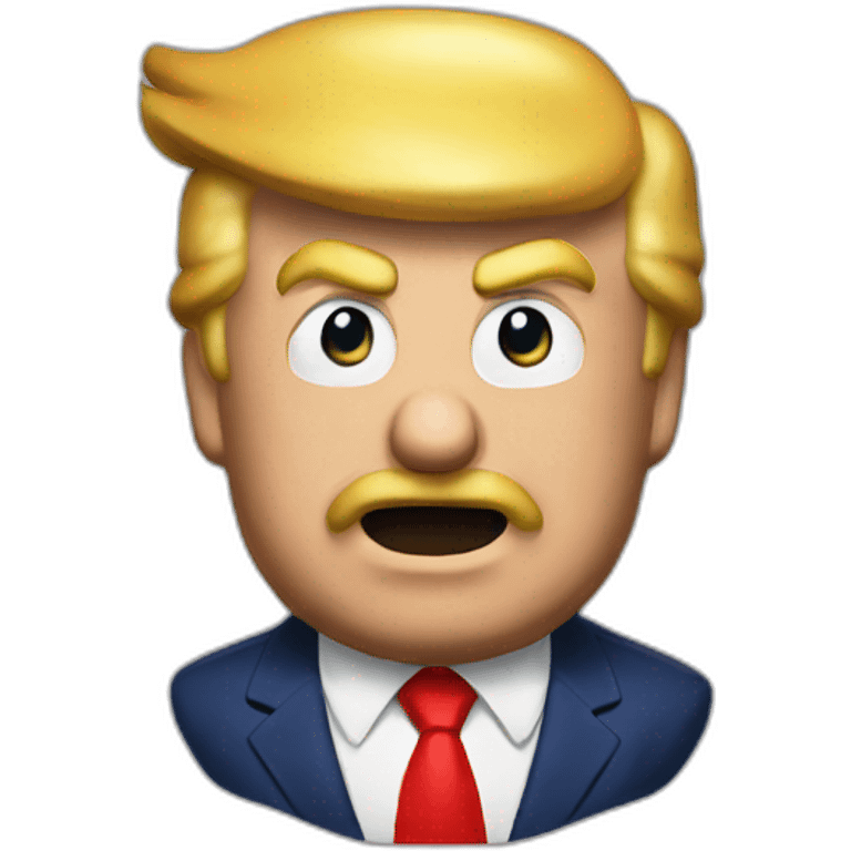 Trump Mario emoji