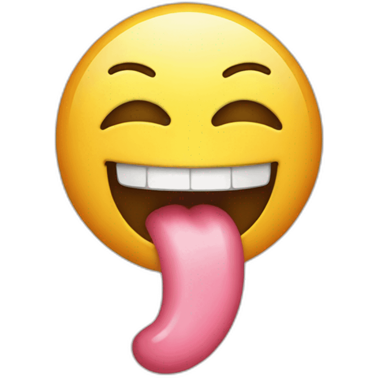 emoji sticking out its tongue emoji