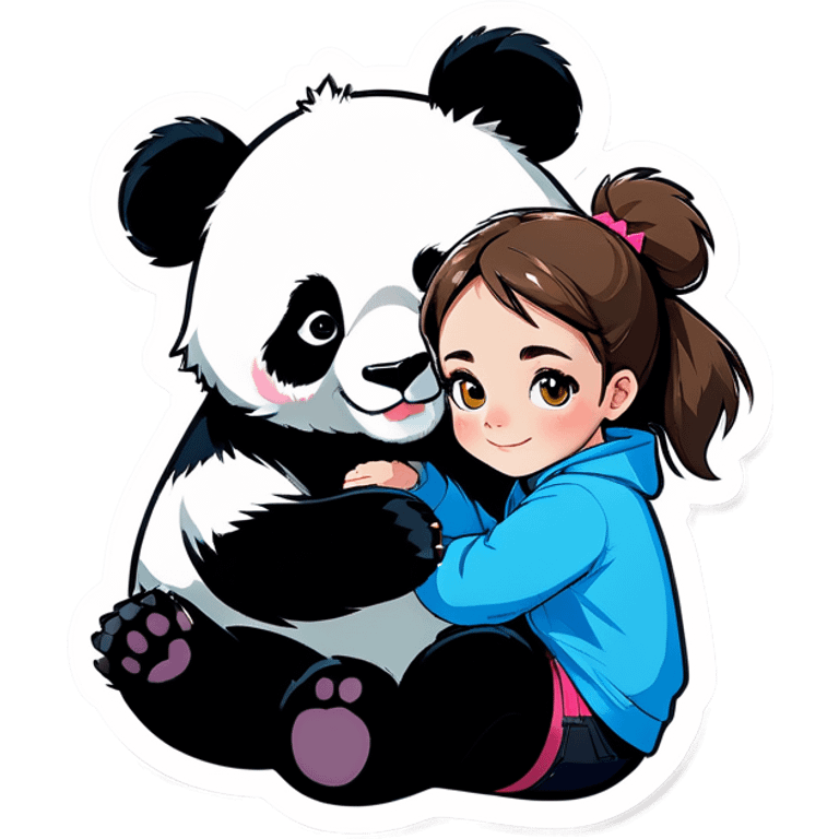 Emma and a panda emoji