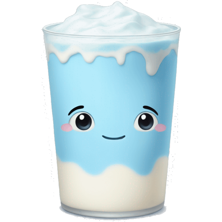 pastel blue milk emoji