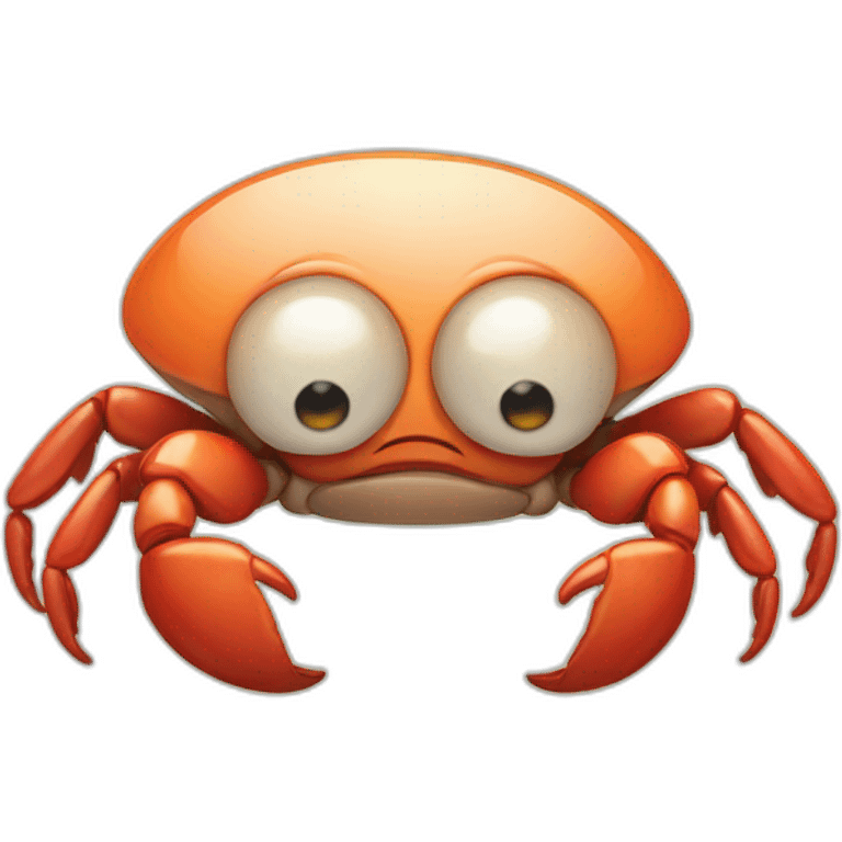 sad crab emoji