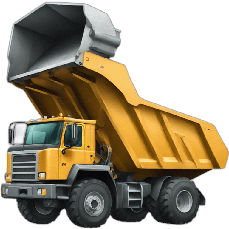 quarry dump truck emoji