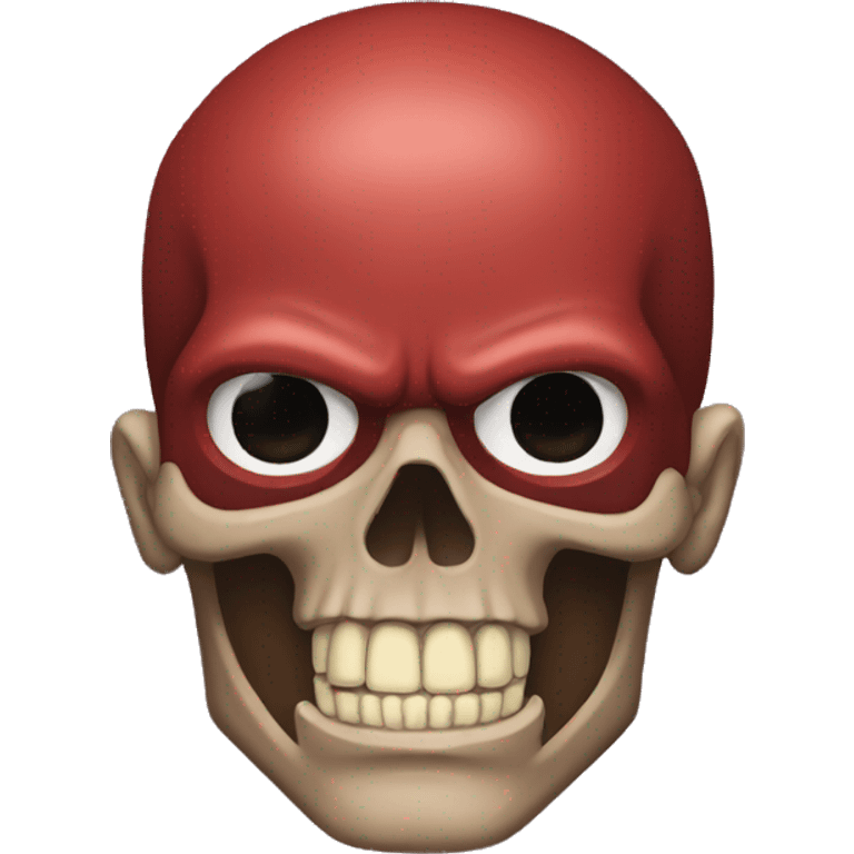 anime red skull emoji