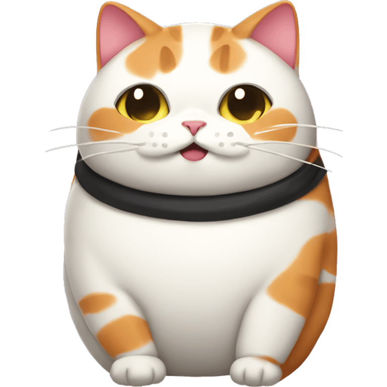 Fat sushi cat emoji