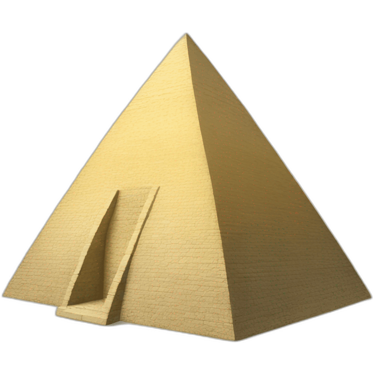 Pyramid from money  emoji