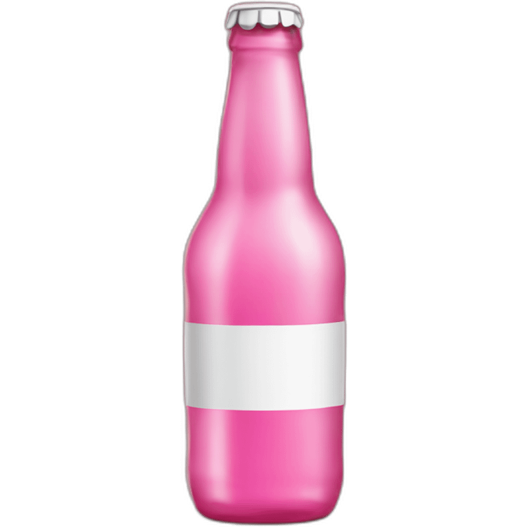 Pink Bottle beer emoji