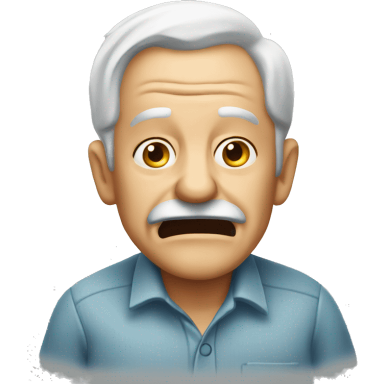 farting old man emoji