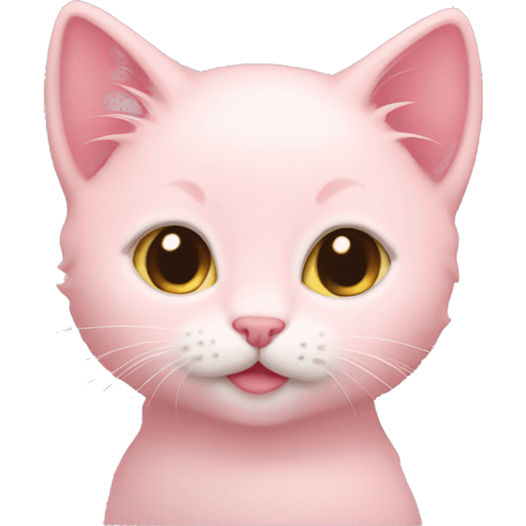 light pink kitten emoji