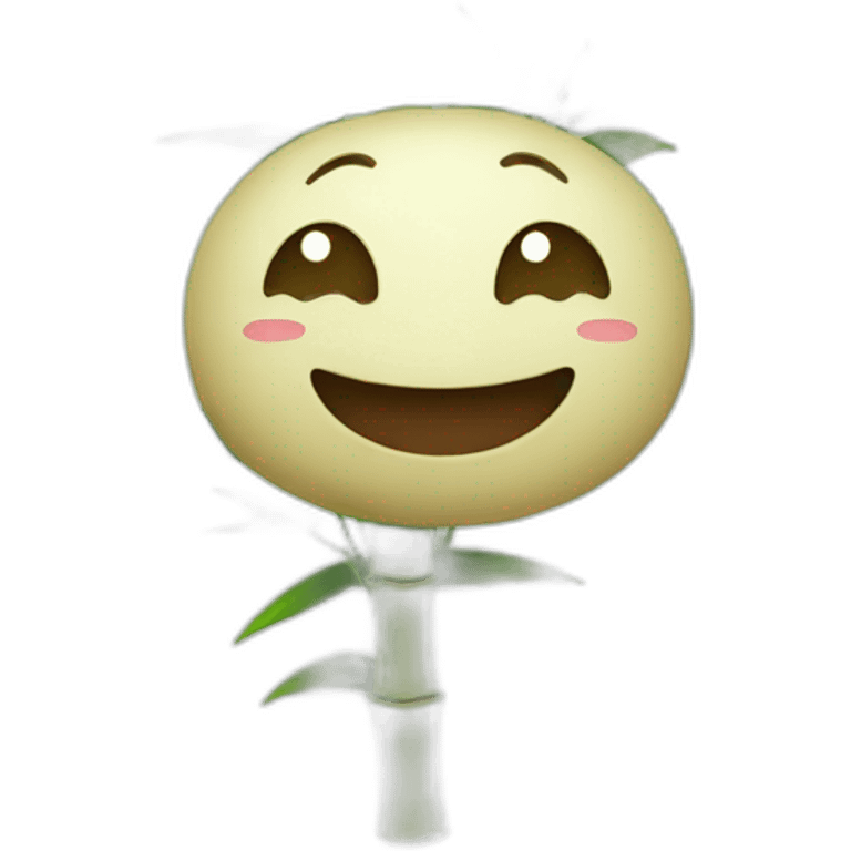 happy bamboo emoji