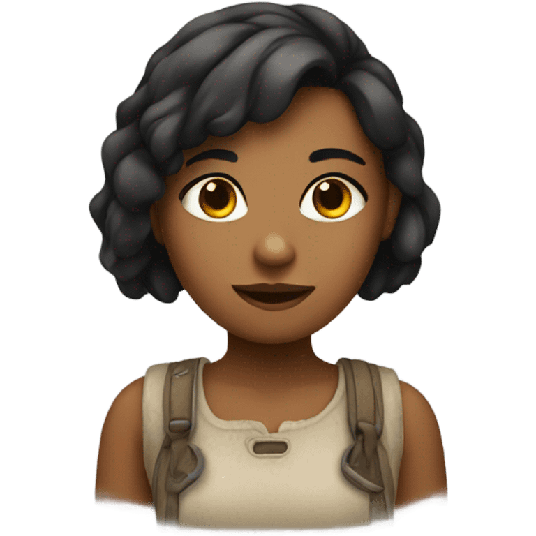 Skinflint girl emoji