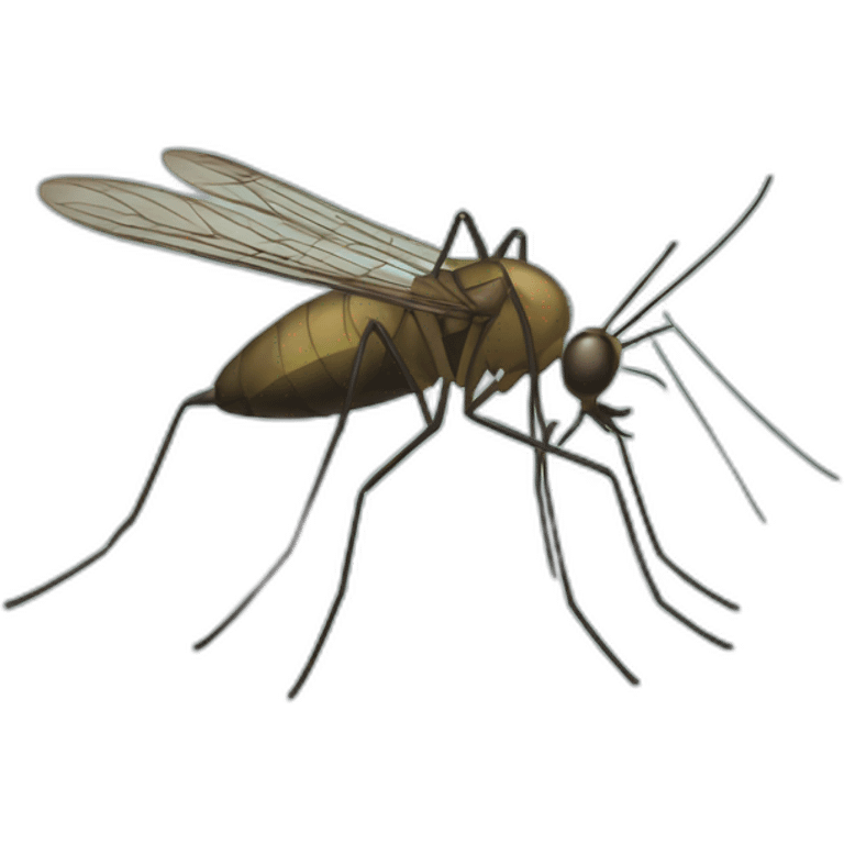 A well-filled mosquito emoji