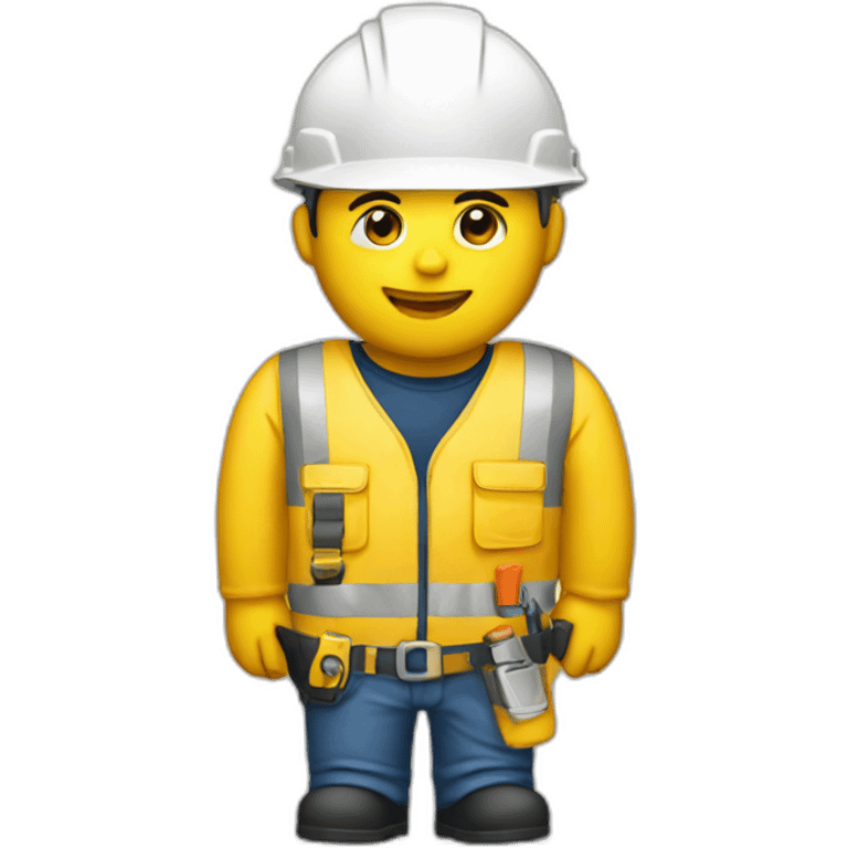 yellow construction worker emoji