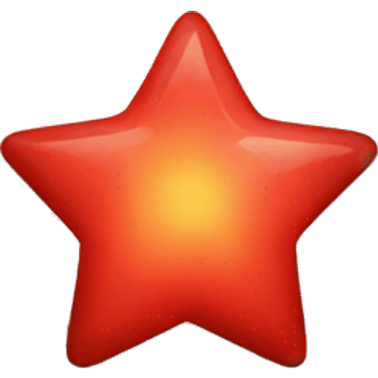 2d red star emoji