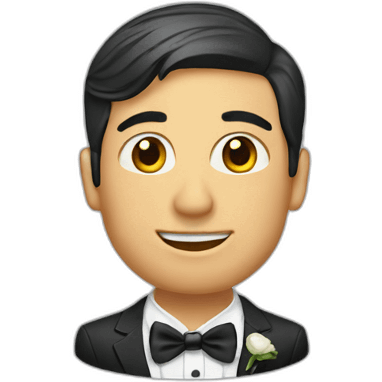 Groom waiting the bride emoji