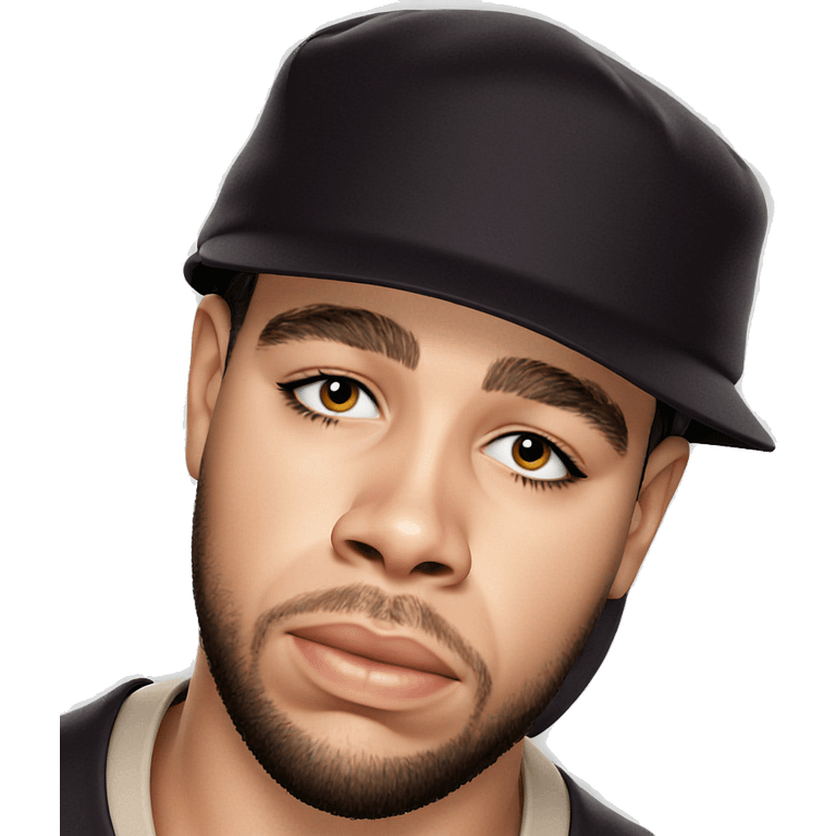 boy in hat portrait emoji