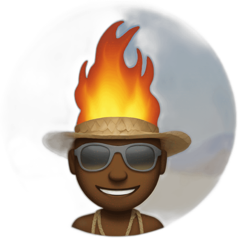 Burning man emoji