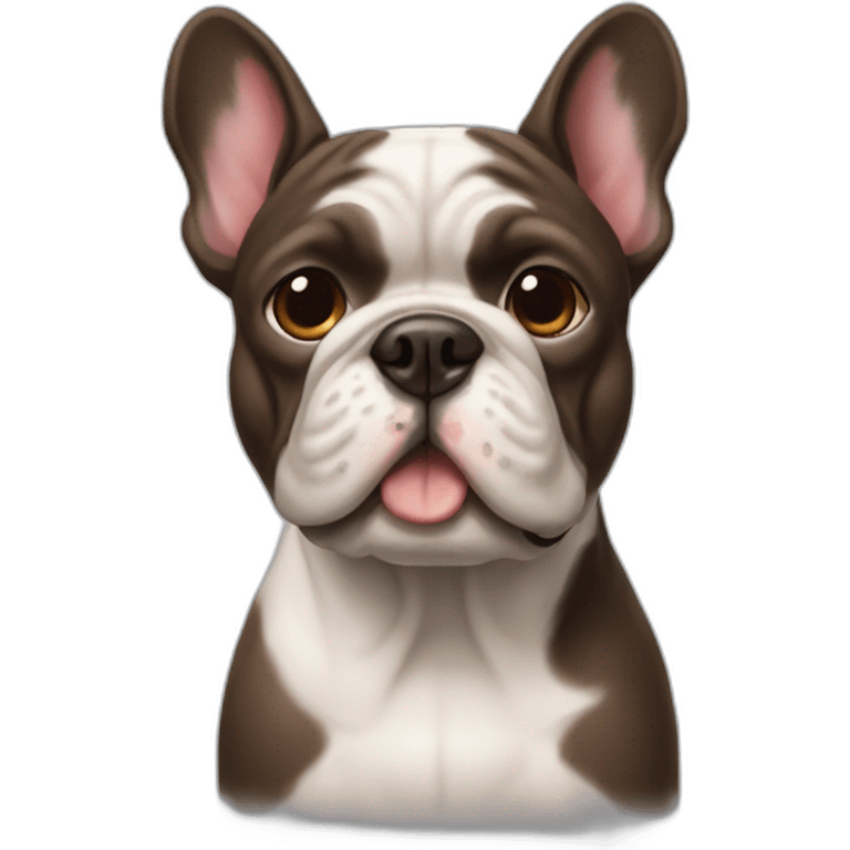 Dog bouledogue emoji