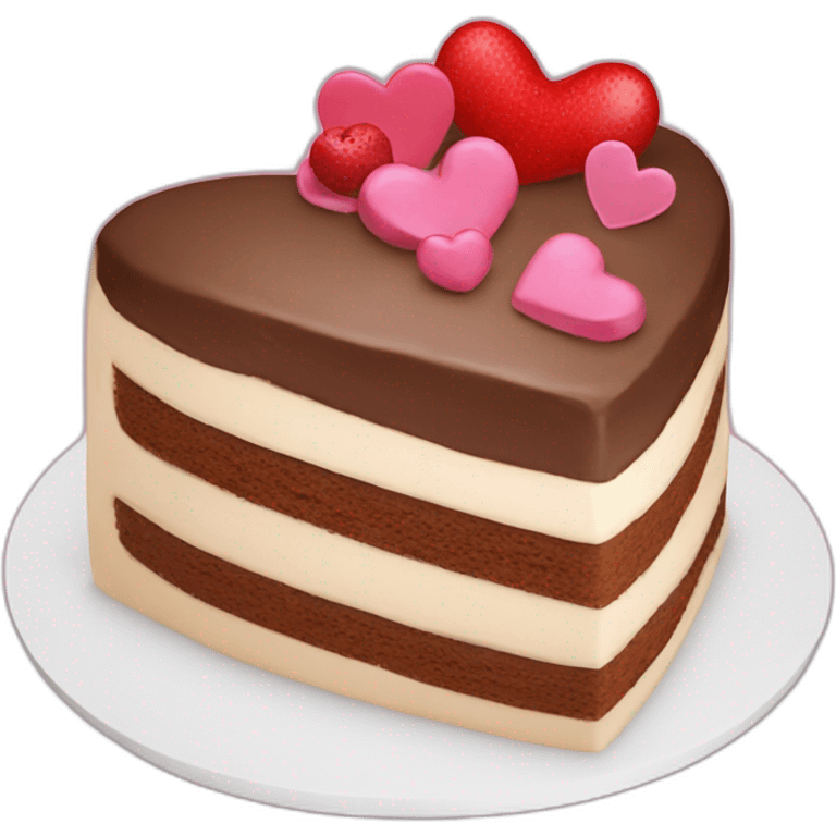 love-cake emoji