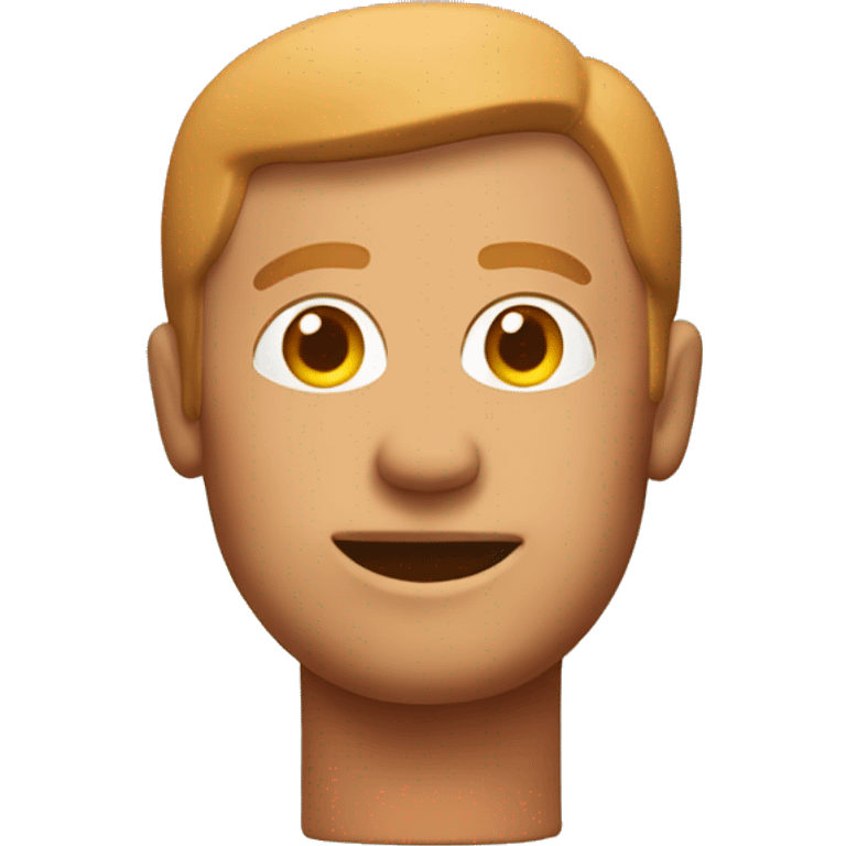 a single brick of modeling clay emoji