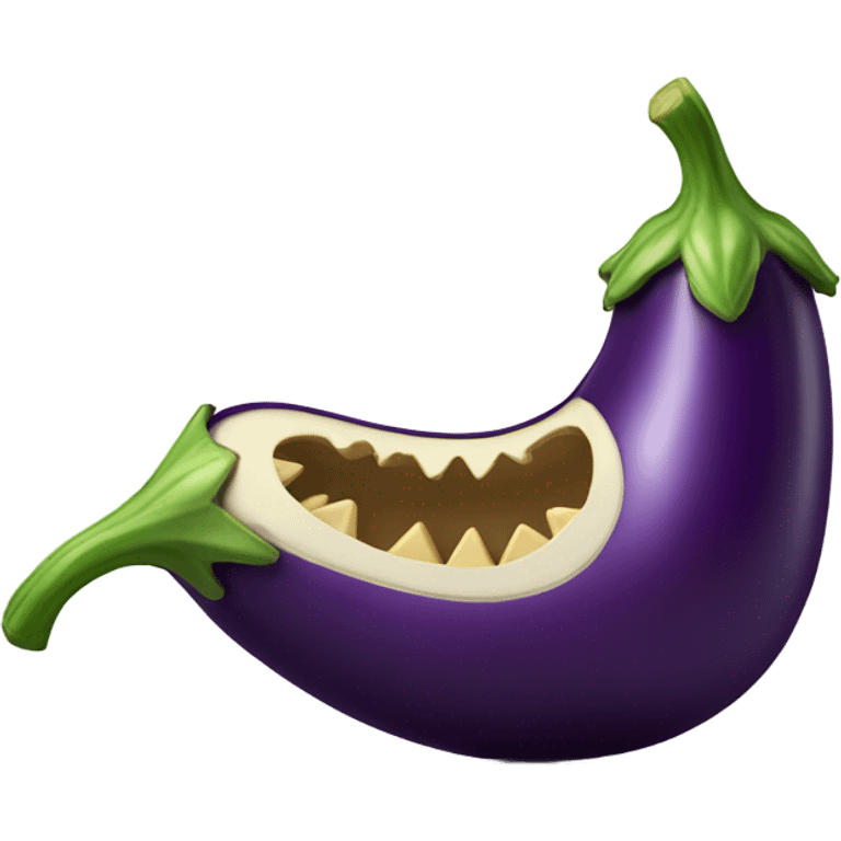 Eggplant exploding  emoji