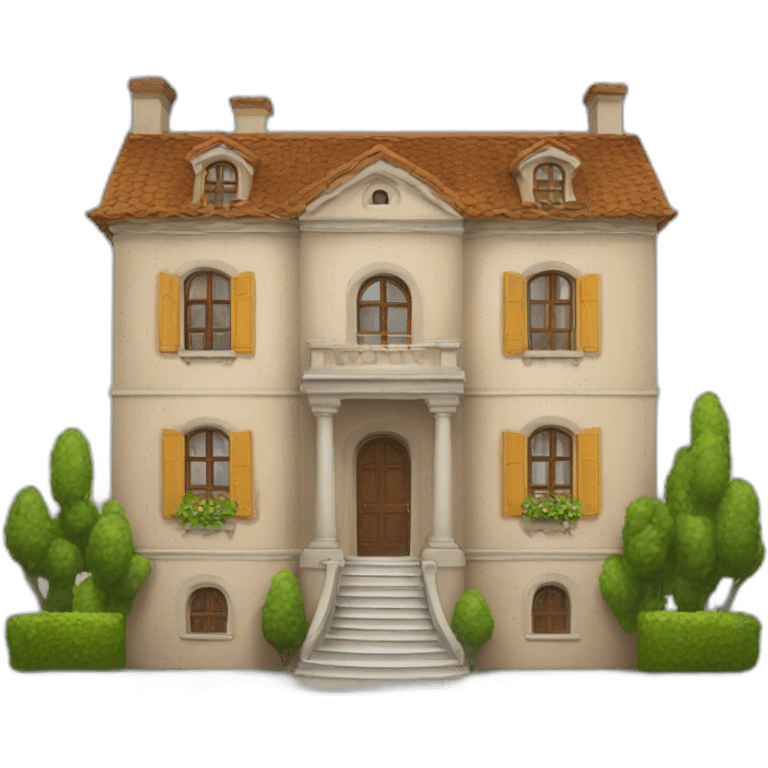 emoji de una mansion emoji