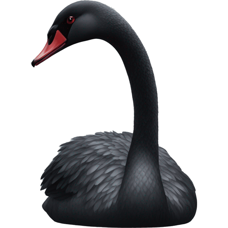 Black swan emoji