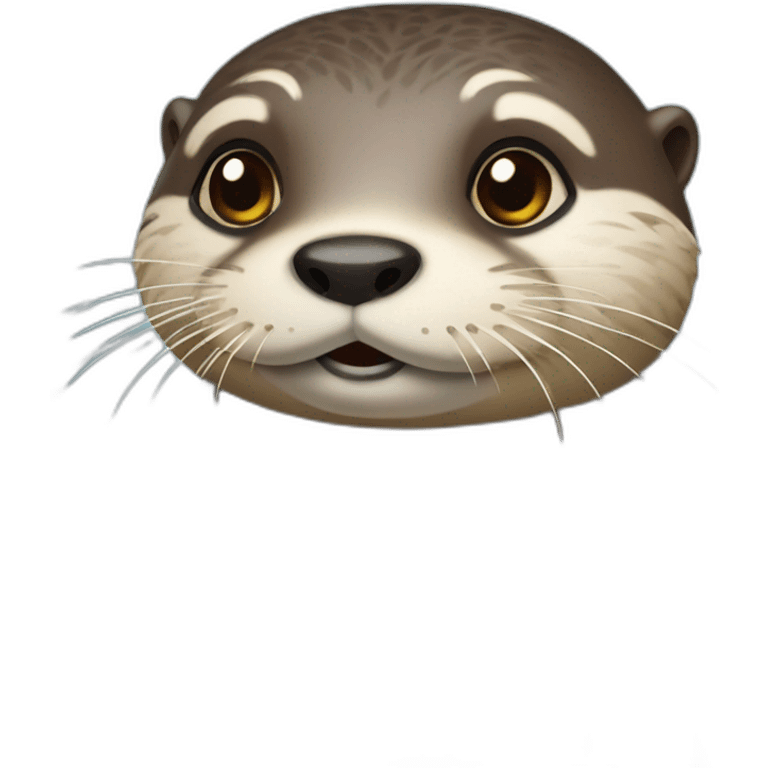 Loutre sur tortu emoji