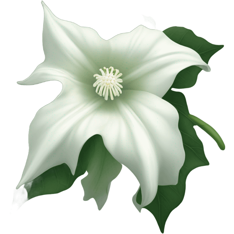 Moonflower emoji