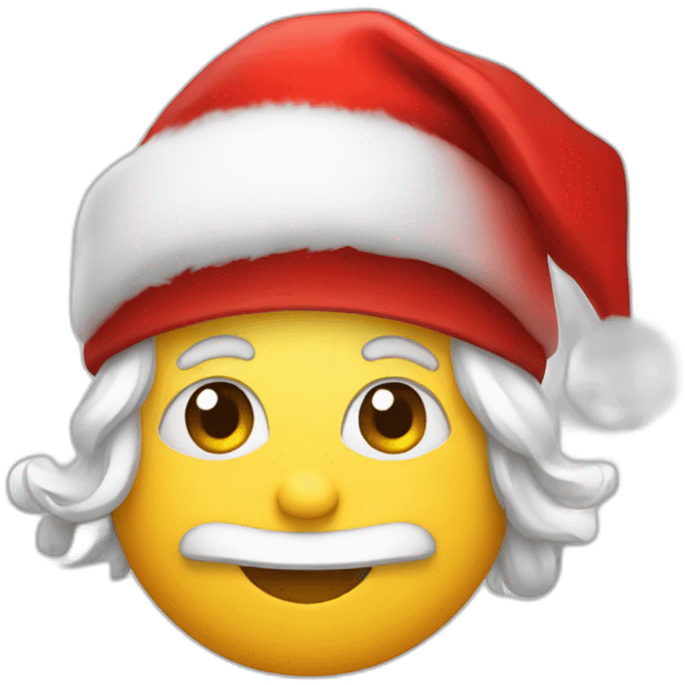 red christmas hat emoji