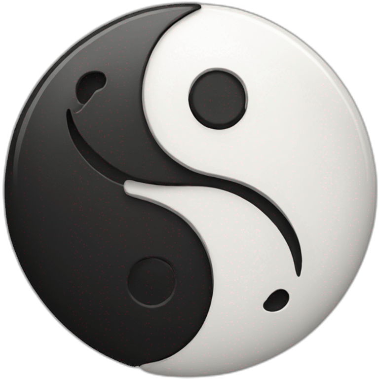 Ying yang emoji