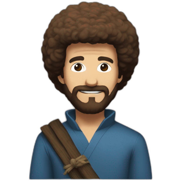 bob ross ninja emoji