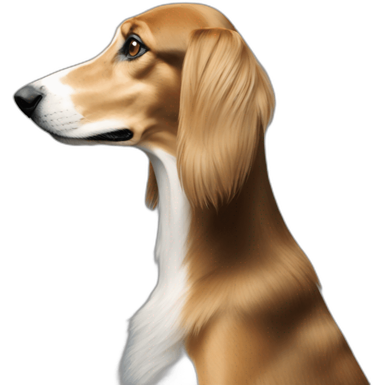 Saluki in profile emoji