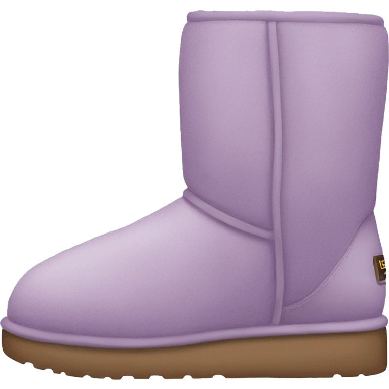 Light purple Ugg boots  emoji