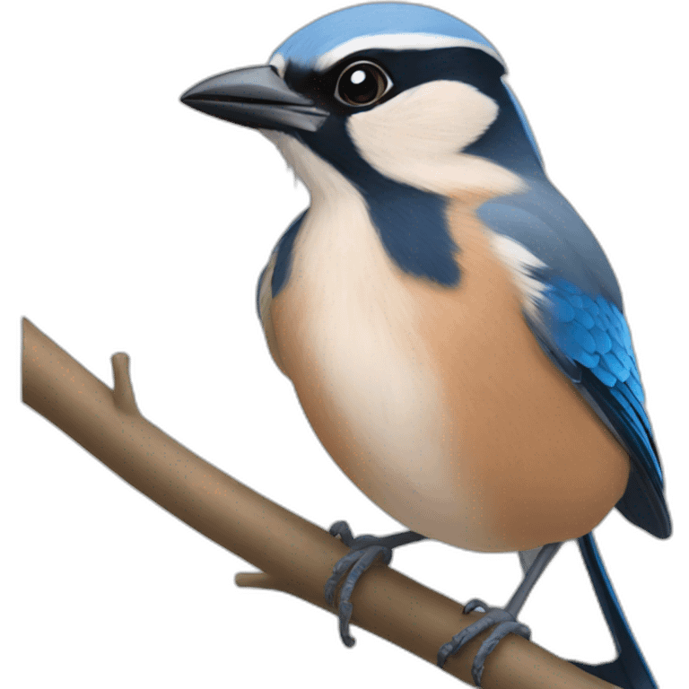 Eurasian jay emoji