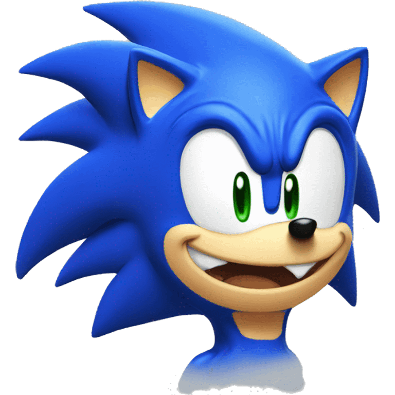 sonic giggling  emoji