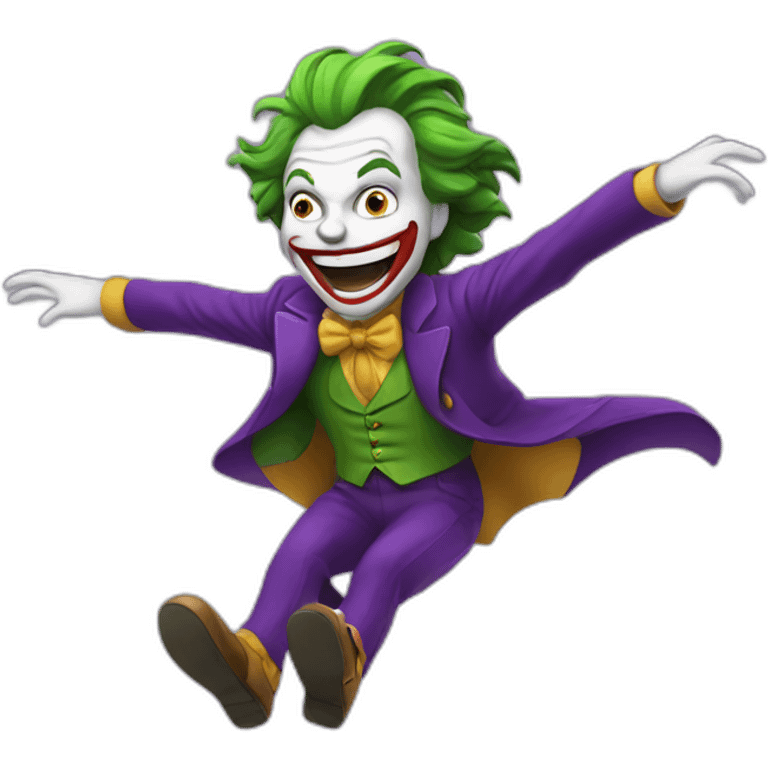 flying joker emoji