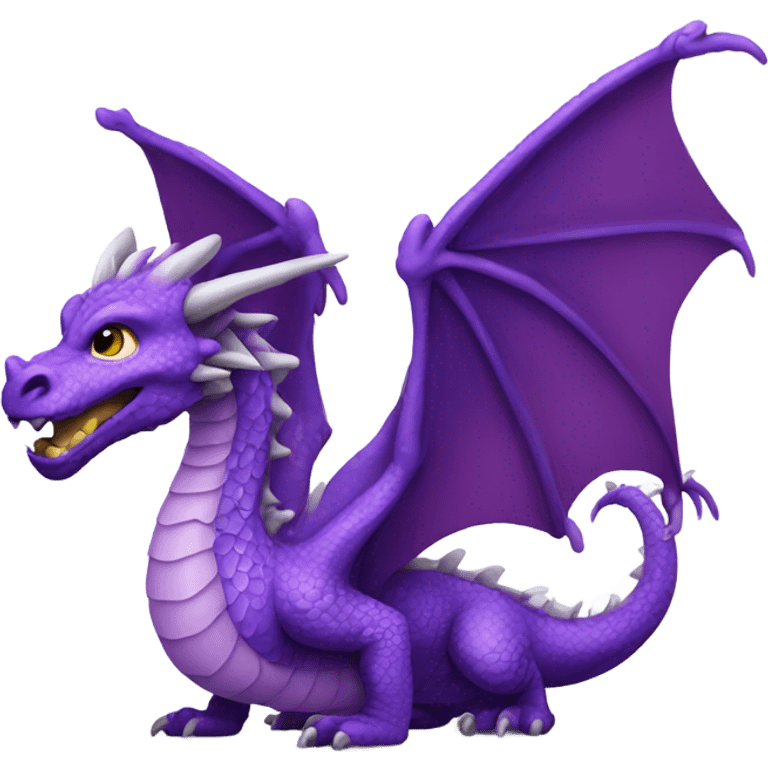 Purple dragon  emoji