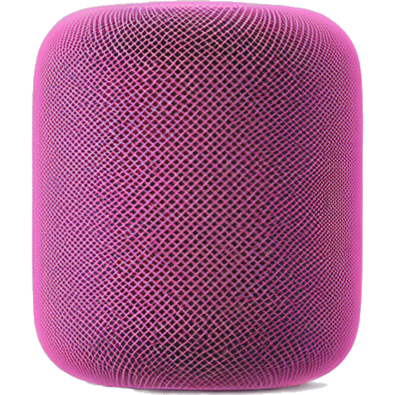 Pink homepod emoji