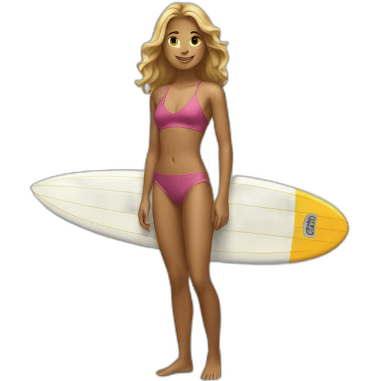 SURFER GIRL emoji