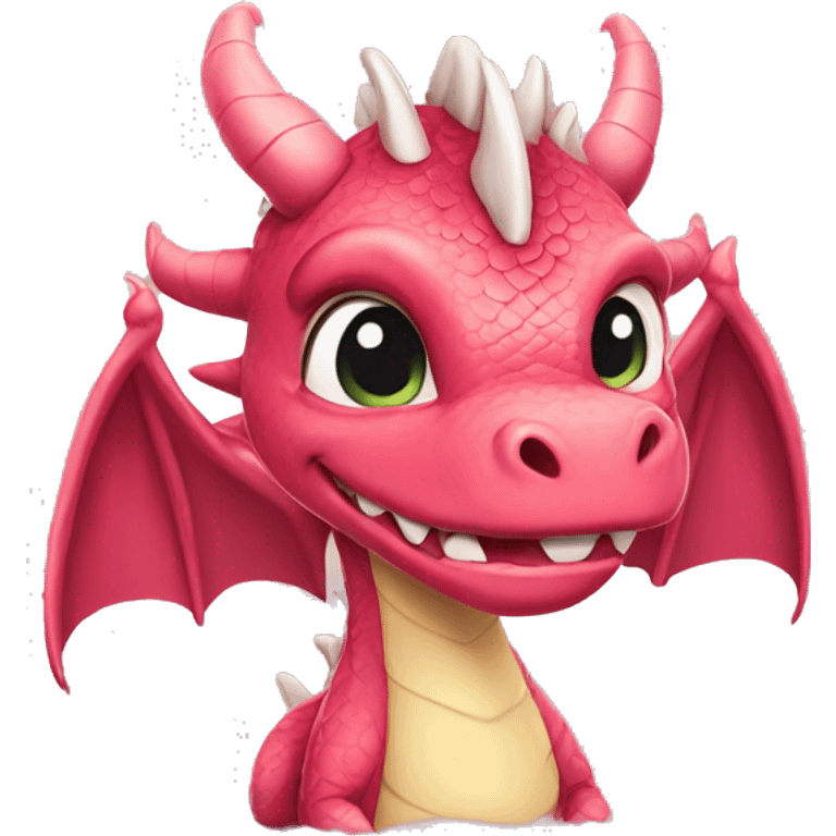 dragon with 🎀 on head cute emoji