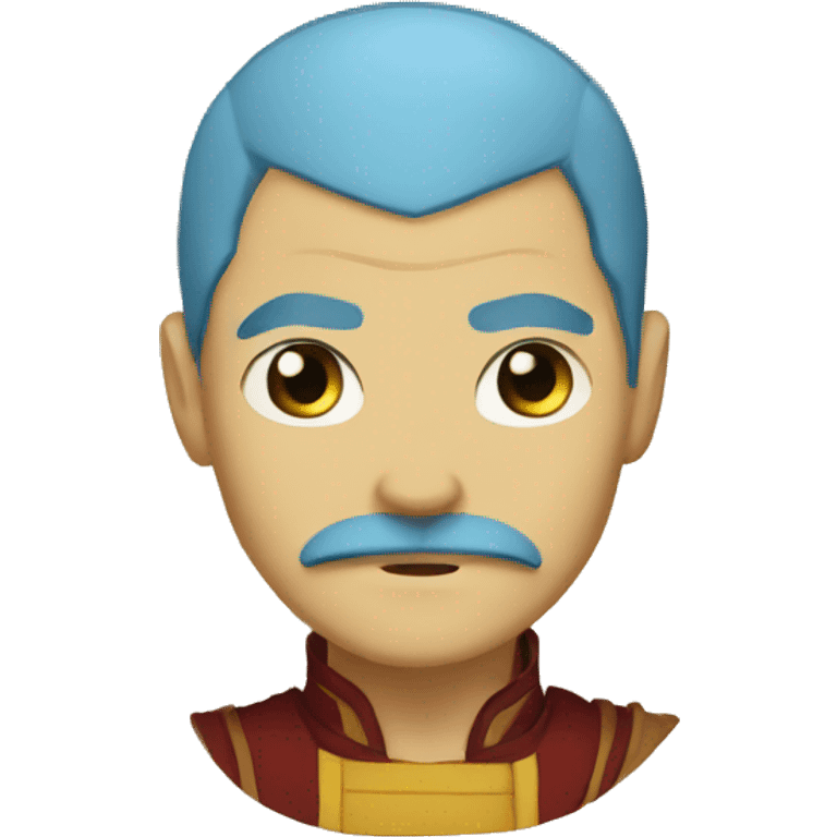 avatar the airbender with southern style moustache emoji