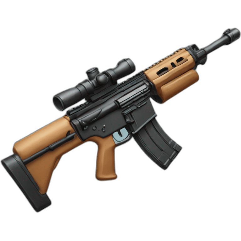 Assault rifle emoji